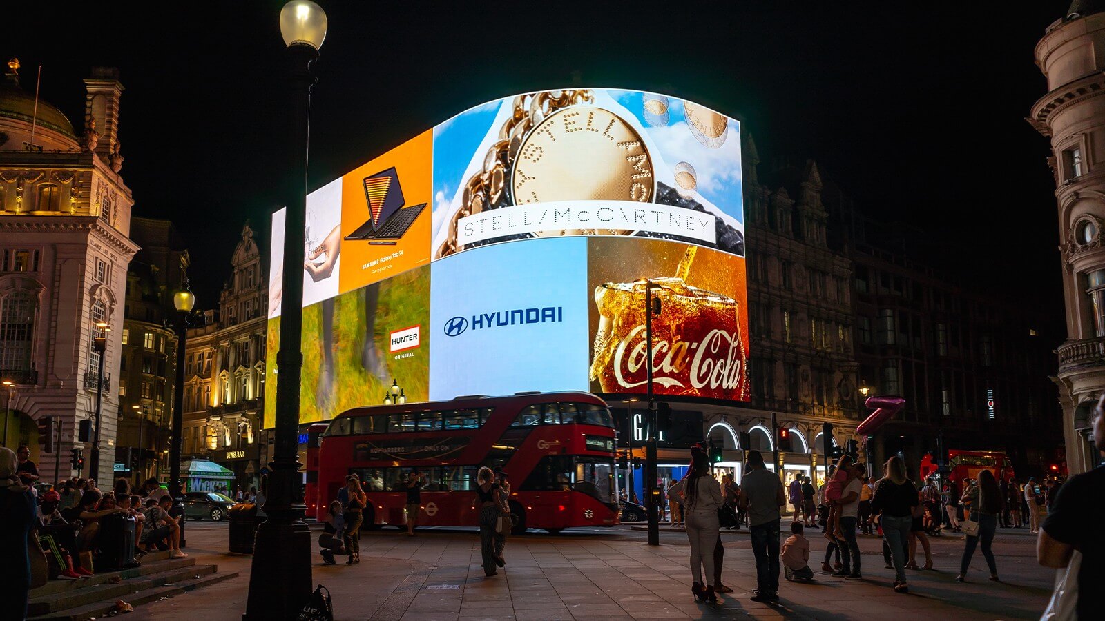 Digital Signage in Piccadilly Circus, London