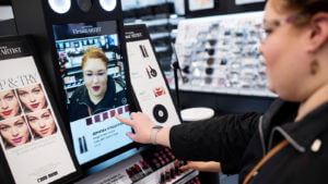 Sephora's augmented reality app for customers to use in-store