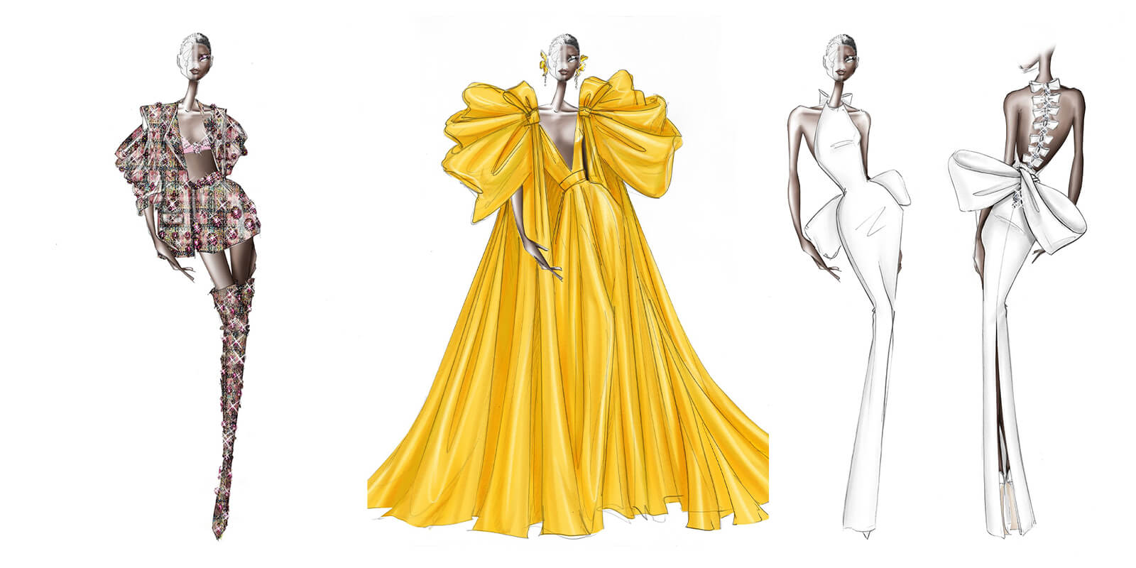 Ralph & Russo sketches