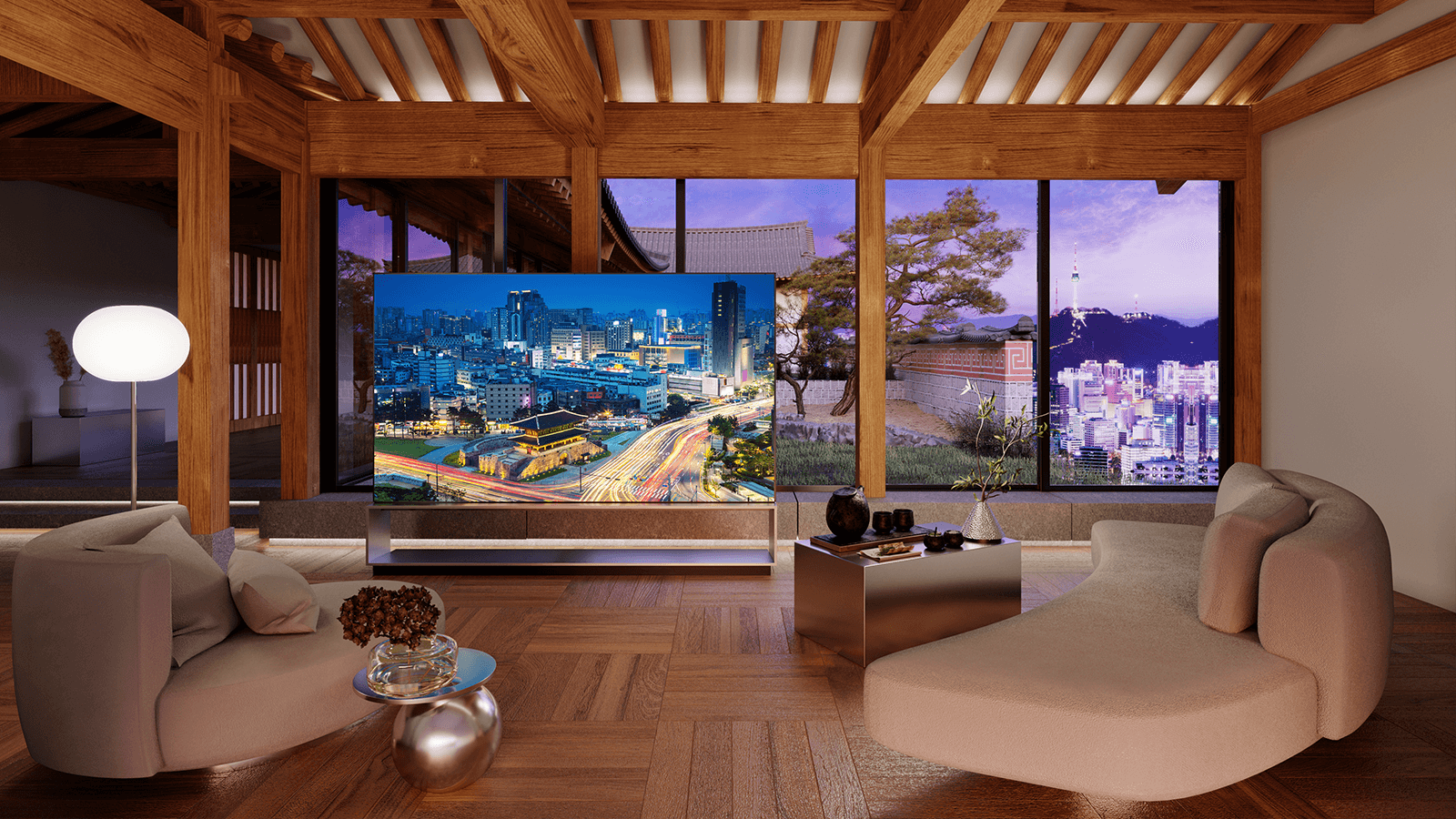 LG Signature TV in a 3D Virtual Space