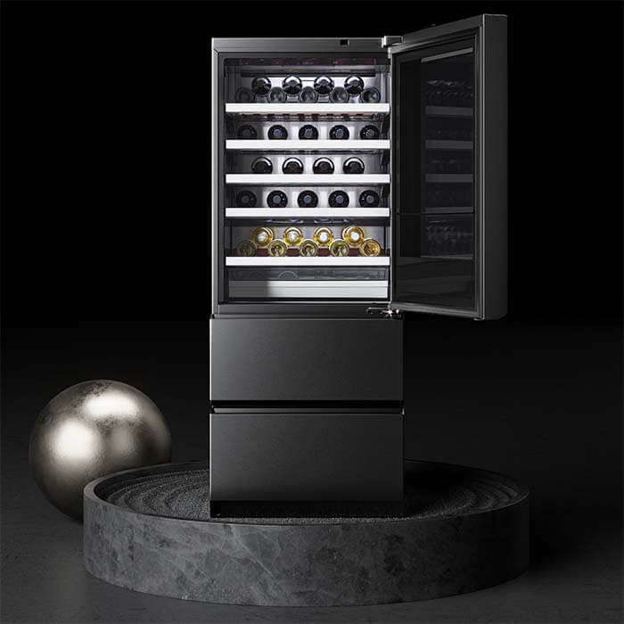 LG Signature Wine cellar in a 3D Virtual Space