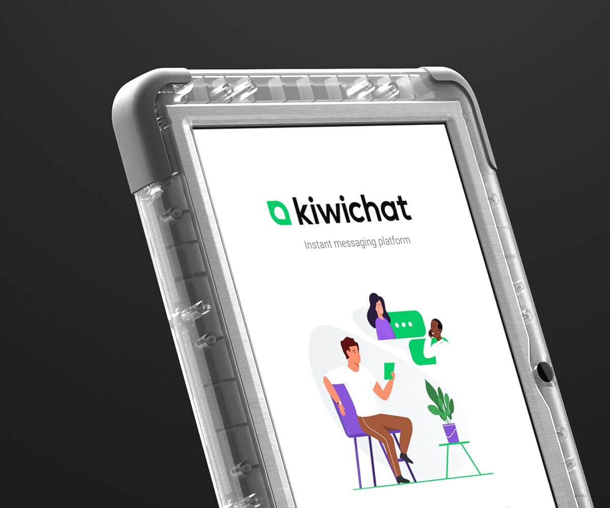 the Kiwichat tablet in the vslb Studio Virtual Space