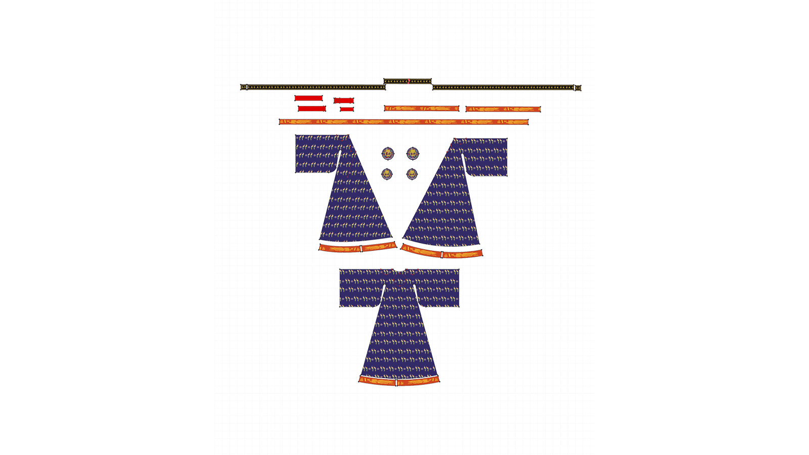 Korean Traditional Hanbok Pattern